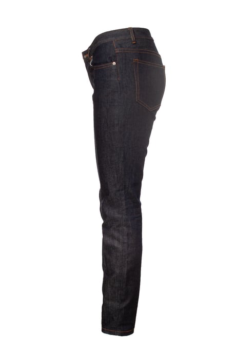 APC blaue Jeans mit orangefarbenen Nähten - Image 4