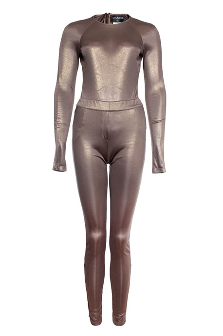 Chanel goldener Catsuit - Image 2