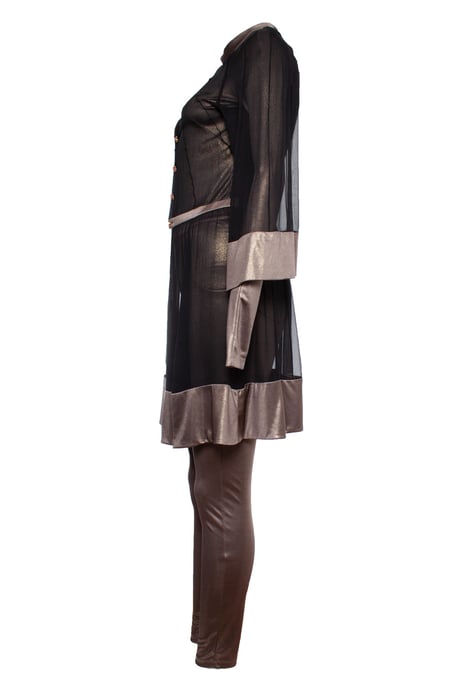 Chanel goldener Catsuit - Image 5