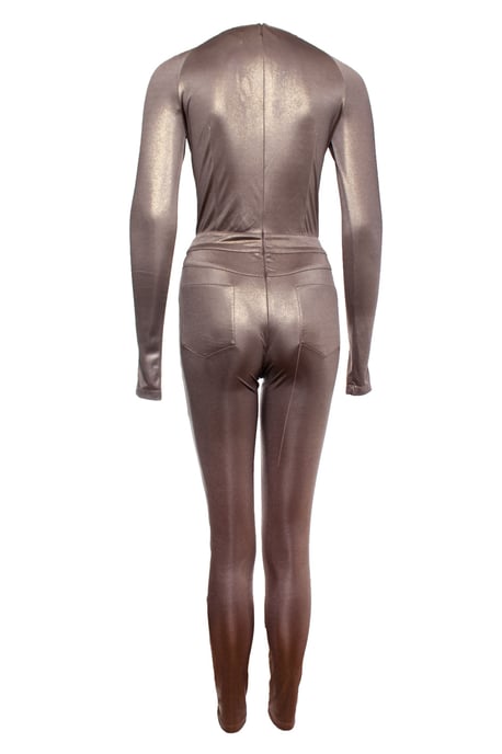 Chanel goldener Catsuit - Image 6