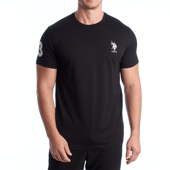 Herren-T-Shirt aus Baumwolle mit kurzen Ärmeln US42154027 - Image 1