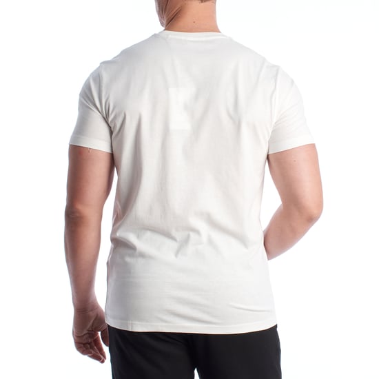Herren-T-Shirt aus Baumwolle mit kurzen Ärmeln US42154024 - Image 5