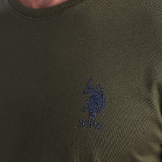Herren-T-Shirt aus Baumwolle mit kurzen Ärmeln US42154027 - Image 2