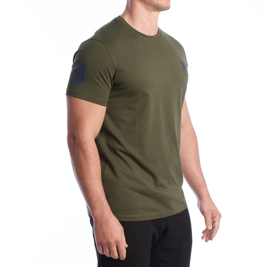 Herren-T-Shirt aus Baumwolle mit kurzen Ärmeln US42154027 - Image 4