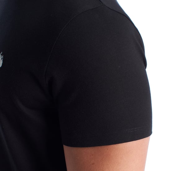 Herren-T-Shirt aus Baumwolle mit kurzen Ärmeln US42154023 - Image 2