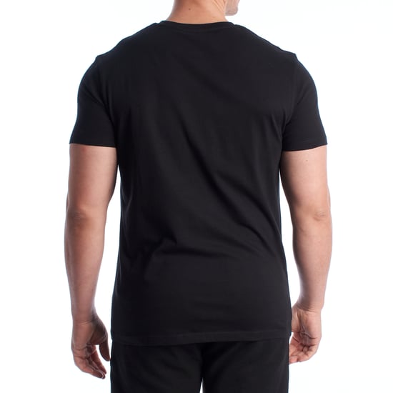 Herren-T-Shirt aus Baumwolle mit kurzen Ärmeln US42154023 - Image 5