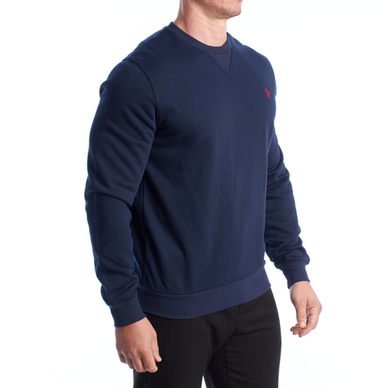 Herren-Fleece-Sweatshirt mit Rundhalsausschnitt US42187035 - Image 5