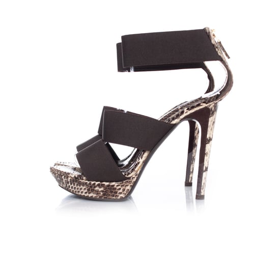 Fendi Python-Sandale mit elastischen Riemen - Image 2