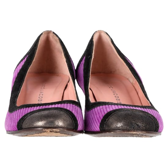 Marc Jacobs Pre-owned Round-Toe-Pumps aus Cord - Lila - Image 2