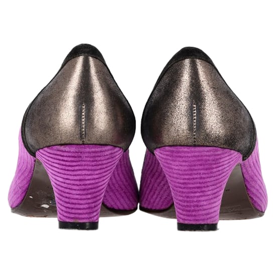 Marc Jacobs Pre-owned Round-Toe-Pumps aus Cord - Lila - Image 5