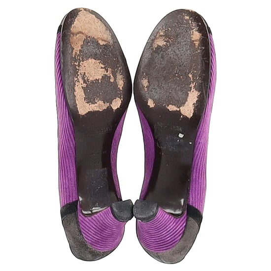 Marc Jacobs Pre-owned Round-Toe-Pumps aus Cord - Lila - Image 6