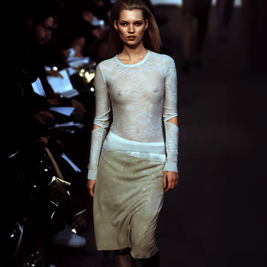 Helmut Lang T-Shirt mit Ellbogen-Ausschnitten - '90er - Image 3