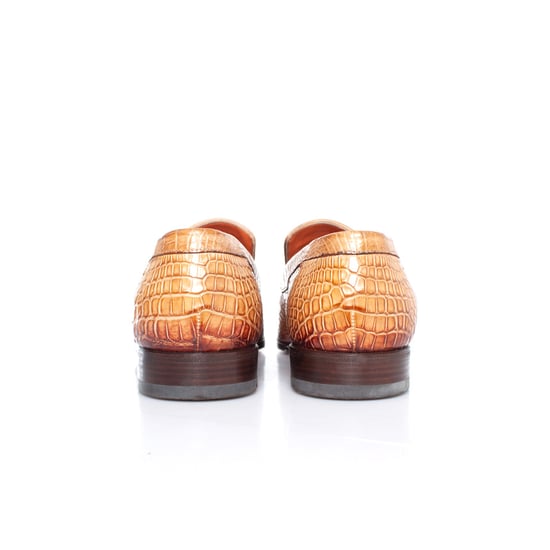 Santoni-Slipper aus Alligatorleder - Image 3