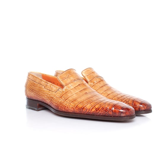 Santoni-Slipper aus Alligatorleder - Image 6