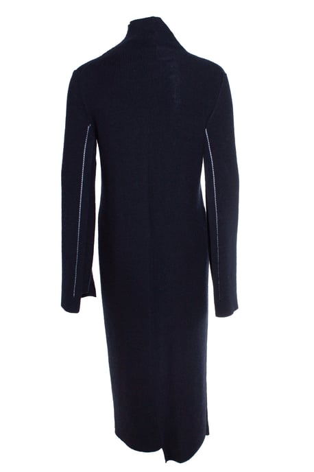 JIL SANDER Woll-Turtleneck-Kleid in Blau - Image 2