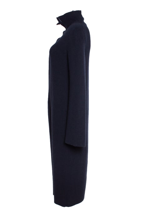 JIL SANDER Woll-Turtleneck-Kleid in Blau - Image 3