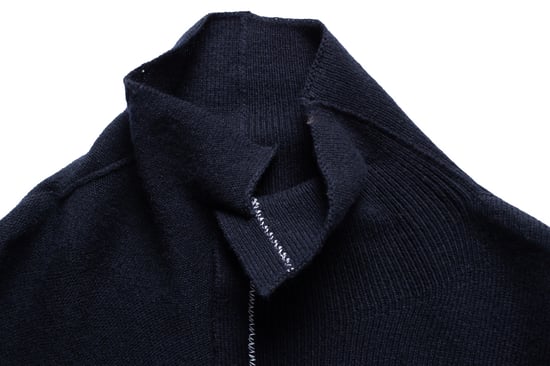 JIL SANDER Woll-Turtleneck-Kleid in Blau - Image 6