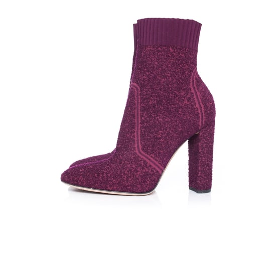 Gianvito Rossi Fiona Bouclé-Strick-Ankle-Boots - Image 2