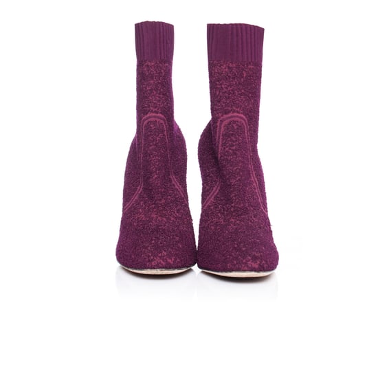 Gianvito Rossi Fiona Bouclé-Strick-Ankle-Boots - Image 4