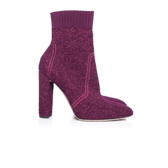 Gianvito Rossi Fiona Bouclé-Strick-Ankle-Boots - Image 5
