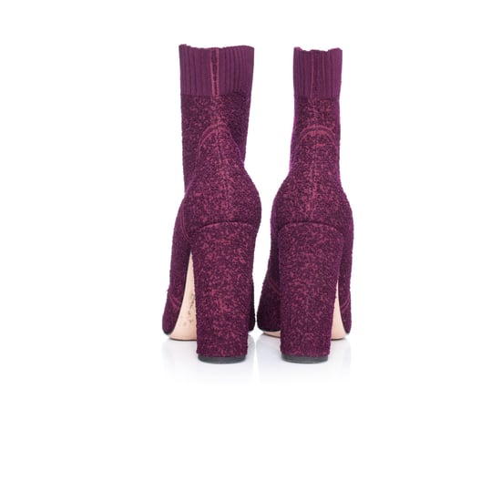 Gianvito Rossi Fiona Bouclé-Strick-Ankle-Boots - Image 6