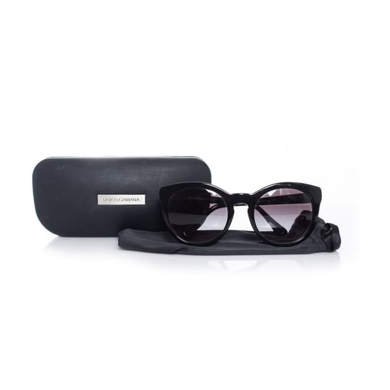 Dolce & Gabbana Oversize-Sonnenbrille mit schwarzem Rahmen - Image 3