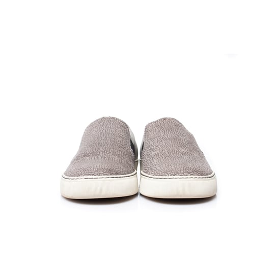 Graue Lanvin Leder-Sneaker zum Hineinschlüpfen. - Image 5