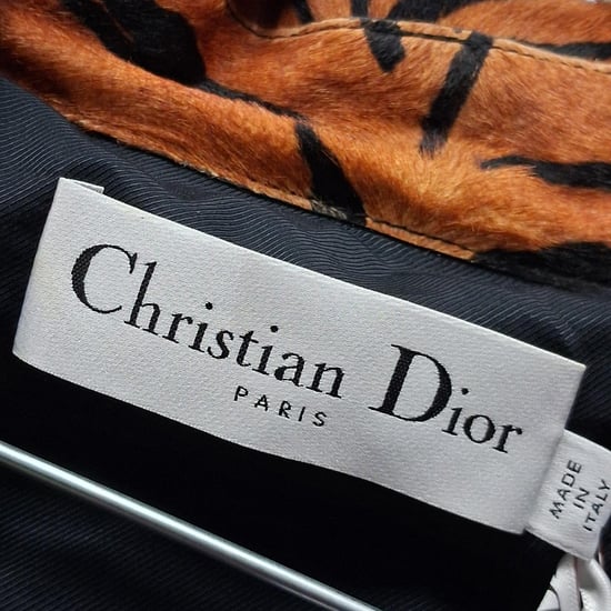 Christian Dior Tigerprint Bomberjacke aus Kalbsleder mit Animal-Print - Image 5