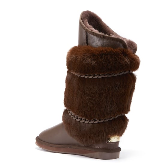 Atilla II Gebrannte Kniehohe Stiefel - Image 3