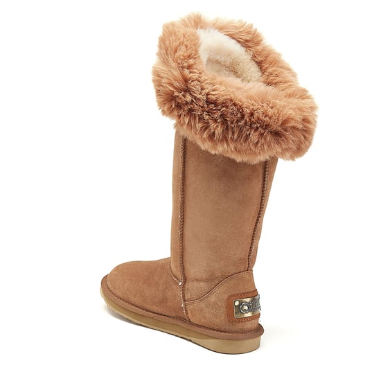 Foxy Hohe, kastanienbraune Kniehohe Stiefel - Image 3