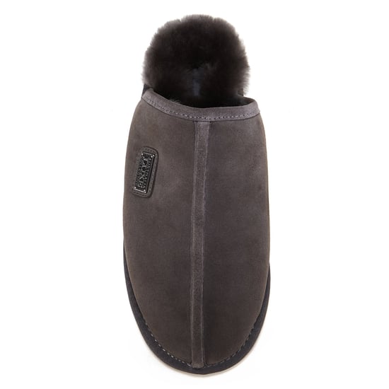 Geschlossene graue Herren-Mules - Image 3