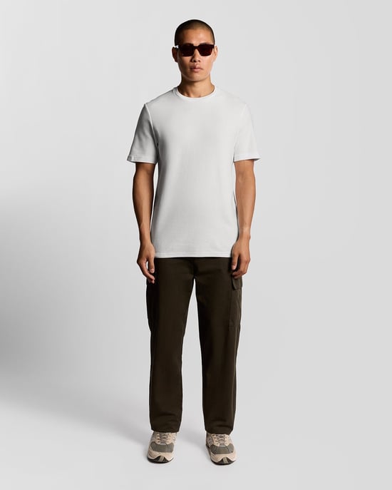 Jacquard Dobby Strick-T-Shirt - Image 2