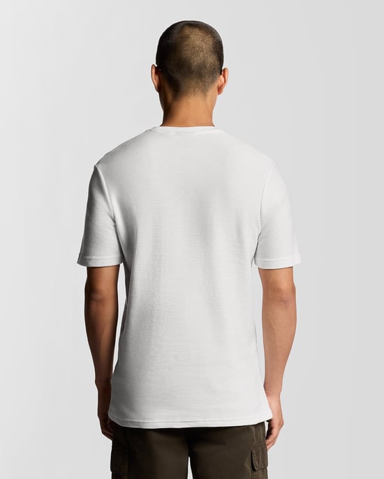Jacquard Dobby Strick-T-Shirt - Image 4