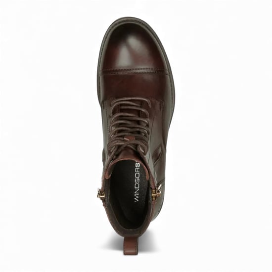 Windsorsmith Herren-Militärstiefel aus kastanienbraunem Leder - Willem - Image 4
