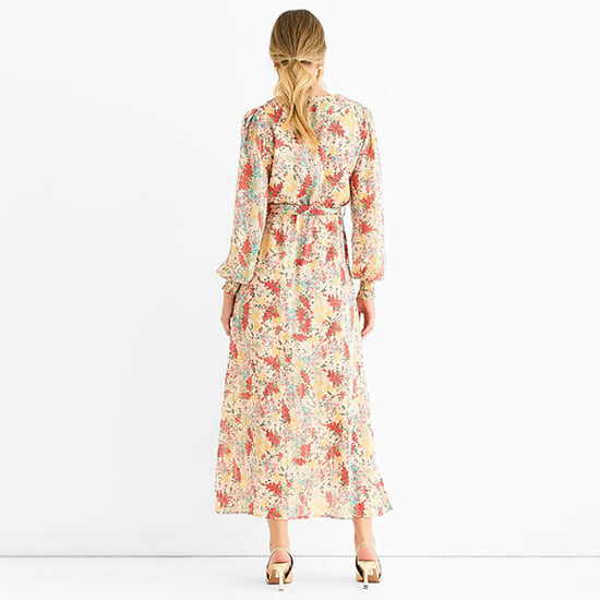 Multi-Jacquard-Chiffon-Midikleid - Image 4