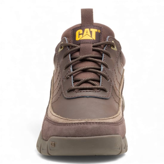 CAT Caterpillar Herren-Wanderschuhe aus braunem Leder - Versage Lo - Image 5