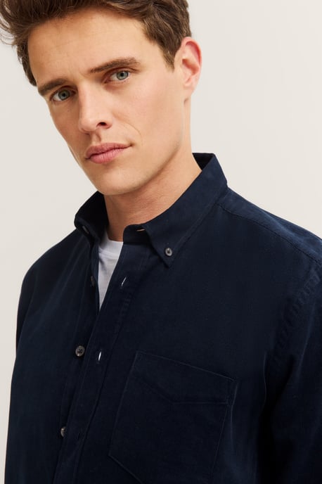 Bugatti Herren Cordhemd im Modern Fit mit Button-Down-Kragen - Image 4