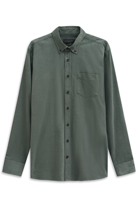 Bugatti Herren Cordhemd im Modern Fit mit Button-Down-Kragen - Image 3