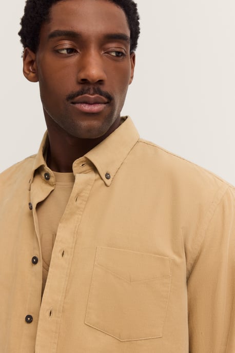 Bugatti Herren Cordhemd im Modern Fit mit Button-Down-Kragen - Image 4