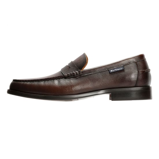 Ben Sherman Hester Leder Herren Braune Slipper - Image 6