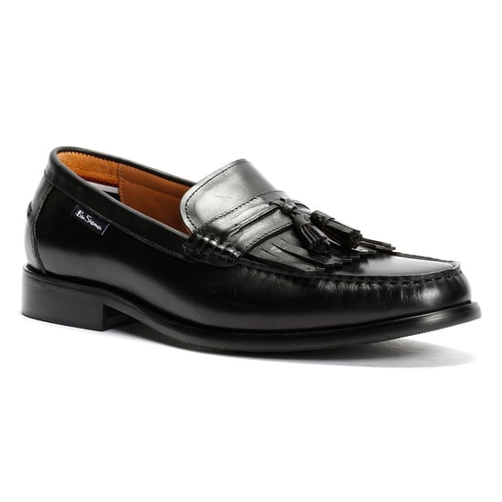 Ben Sherman Buster Leder Herren Schwarze Loafer - Image 2