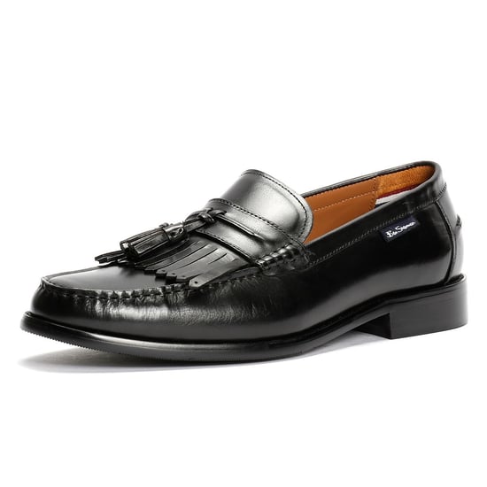 Ben Sherman Buster Leder Herren Schwarze Loafer - Image 3