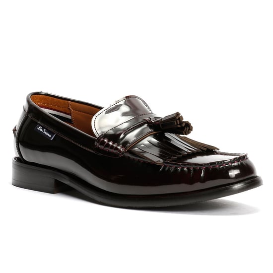 Ben Sherman Buster Leder Männer Rote Slipper - Image 2