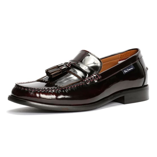 Ben Sherman Buster Leder Männer Rote Slipper - Image 3