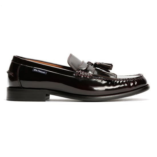 Ben Sherman Buster Leder Männer Rote Slipper - Image 5