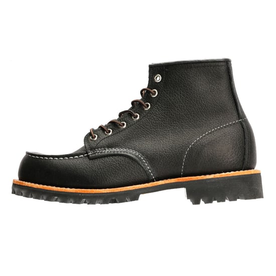 Red Wing Roughneck 6" Moc Toe Leder Herren Schwarze Stiefel - Image 6