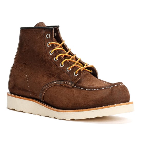 Red Wing 6 Inch Moc Toe Wildleder Herren Braune Stiefel - Image 2