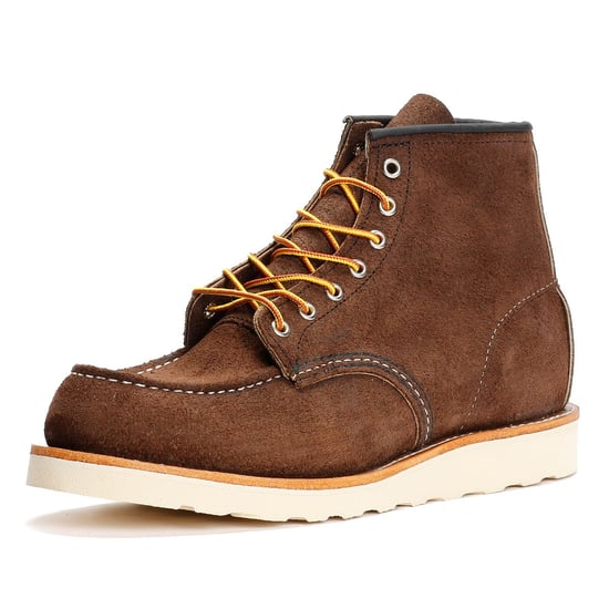 Red Wing 6 Inch Moc Toe Wildleder Herren Braune Stiefel - Image 3