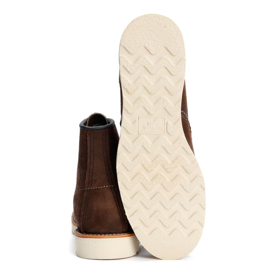 Red Wing 6 Inch Moc Toe Wildleder Herren Braune Stiefel - Image 4