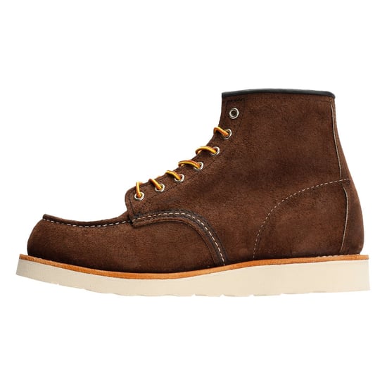 Red Wing 6 Inch Moc Toe Wildleder Herren Braune Stiefel - Image 6